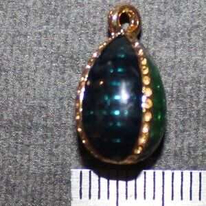 Joan Rivers Enamel Fabergé Style Egg Charm Pendant